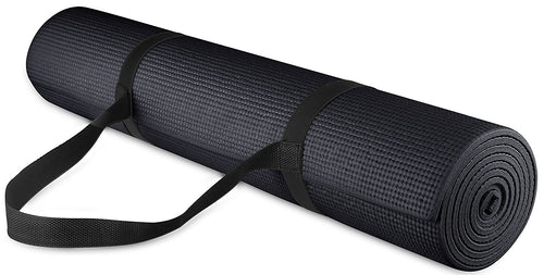 BalanceFrom GoYoga All Purpose High Density Non-Slip Exercise Yoga Mat with Carrying Strap