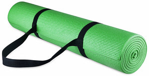 BalanceFrom GoYoga All Purpose High Density Non-Slip Exercise Yoga Mat with Carrying Strap