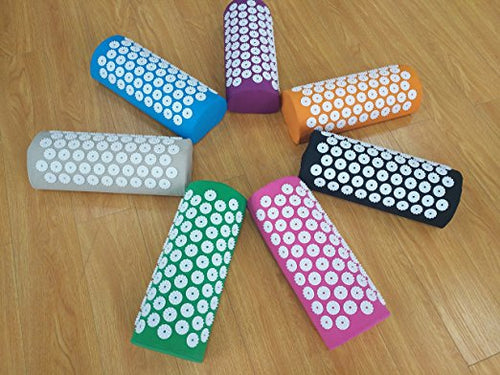 BalanceFrom Acupressure Mat and Pillow Set for Back and Neck Pain Relief and Muscle Relaxation Massage