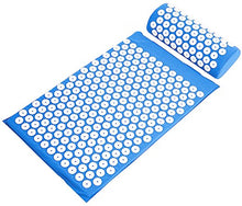 BalanceFrom Acupressure Mat and Pillow Set for Back and Neck Pain Relief and Muscle Relaxation Massage