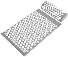 BalanceFrom Acupressure Mat and Pillow Set for Back and Neck Pain Relief and Muscle Relaxation Massage