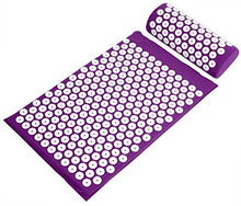 BalanceFrom Acupressure Mat and Pillow Set for Back and Neck Pain Relief and Muscle Relaxation Massage