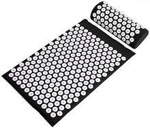 BalanceFrom Acupressure Mat and Pillow Set for Back and Neck Pain Relief and Muscle Relaxation Massage