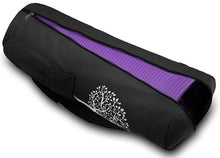 BalanceFrom GoYoga Full Zip Exercise Yoga Mat Bag with Multi-Functional Storage Pockets [Fits Both 1/2-Inch and 1/4-Inch Thick Mats]