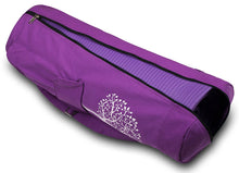 BalanceFrom GoYoga Full Zip Exercise Yoga Mat Bag with Multi-Functional Storage Pockets [Fits Both 1/2-Inch and 1/4-Inch Thick Mats]