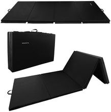 BalanceFrom GoGym All-Purpose 4'x10'x2" Extra Thick High Density Anti-Tear Gymnastics Gym Folding Exercise Aerobics Mats