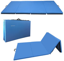 BalanceFrom GoGym All-Purpose 4'x10'x2" Extra Thick High Density Anti-Tear Gymnastics Gym Folding Exercise Aerobics Mats