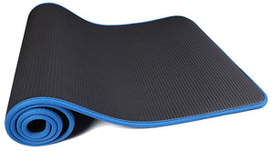 BalanceFrom GoFit All-Purpose 10mm Extra Thick High Density Anti-Slip Exercise Pilates Yoga Mat with Carrying Strap