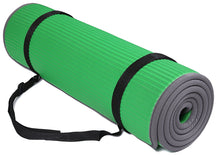 BalanceFrom GoFit All-Purpose 10mm Extra Thick High Density Anti-Slip Exercise Pilates Yoga Mat with Carrying Strap