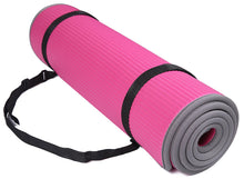 BalanceFrom GoFit All-Purpose 10mm Extra Thick High Density Anti-Slip Exercise Pilates Yoga Mat with Carrying Strap