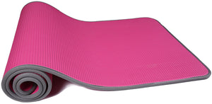 BalanceFrom GoFit All-Purpose 10mm Extra Thick High Density Anti-Slip Exercise Pilates Yoga Mat with Carrying Strap