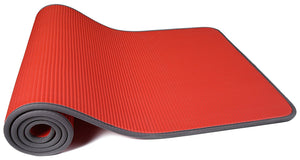 BalanceFrom GoFit All-Purpose 10mm Extra Thick High Density Anti-Slip Exercise Pilates Yoga Mat with Carrying Strap